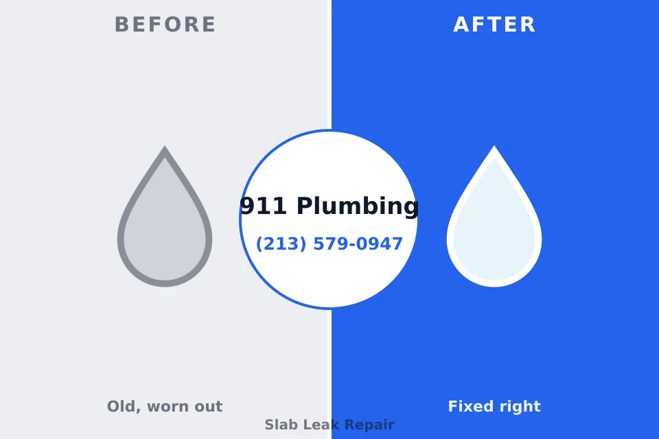 Before and after: plumbing company Oreana, IL